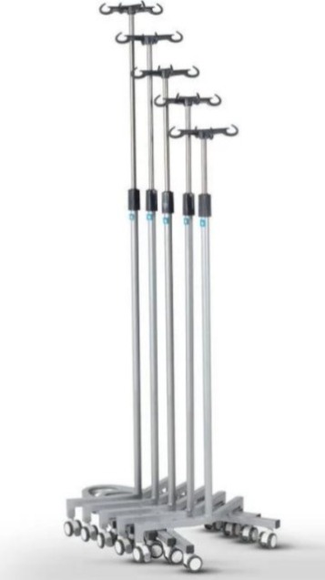 IV POLE STAINLESS STELL AND BASE